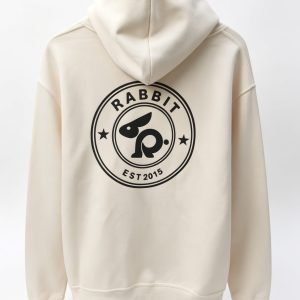 The Culture Stamp Hoodie – Cream Rabbit Jump Hoodie